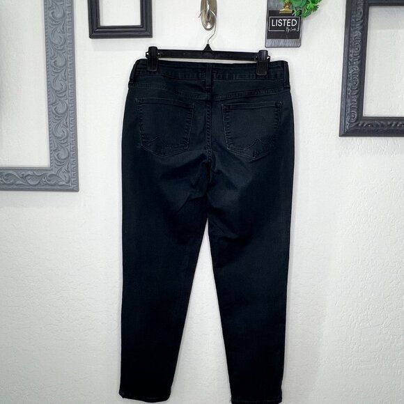 NYDJ Black Ankle Pant - Lift Tuck Technology - Size 6 - Picture 2 of 2